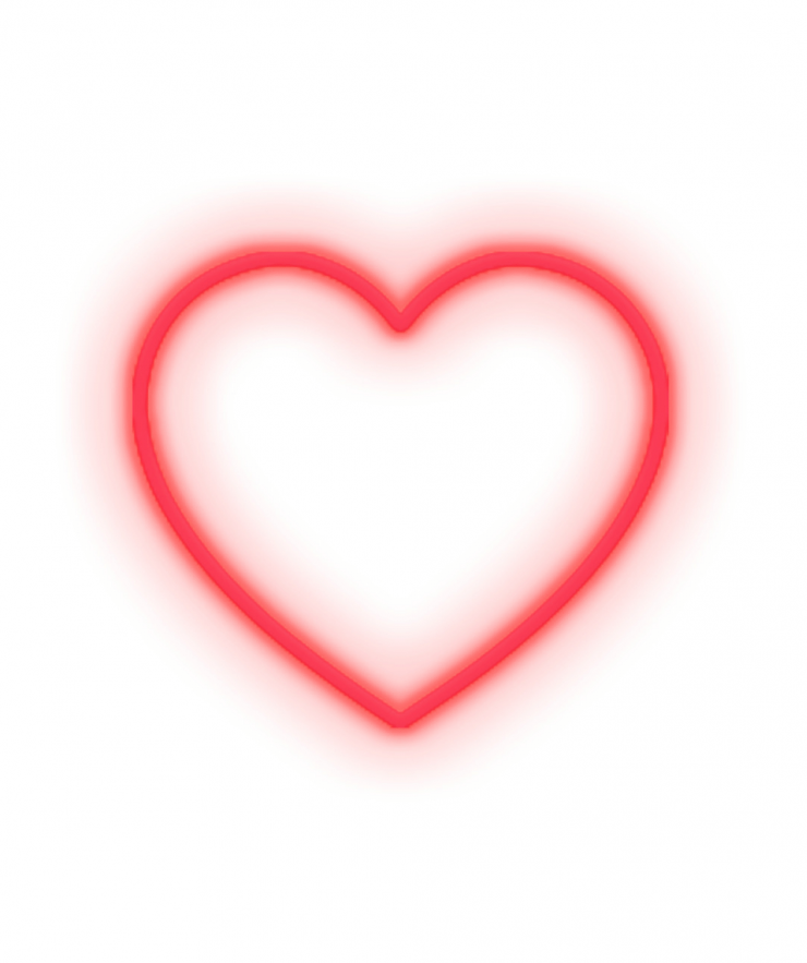 16173 Small Heart Neon Light - Image 1