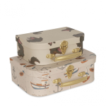 2 Pack Suitcase, Crocodile