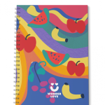 Fruity A4 Spiral Notebook