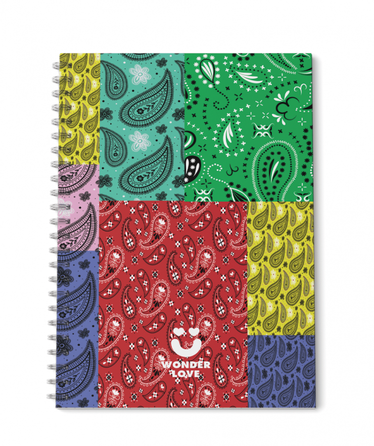 15313 Bandana A4 Spiral Notebook - Image 1