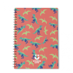 Red Dinos 17x25 Spiral Notebook