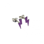 Anastasia Kessaris for The Wonder Room Lilac Lightning Bolt Earrings