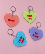 XOXO - Heart Keychain - Image 2