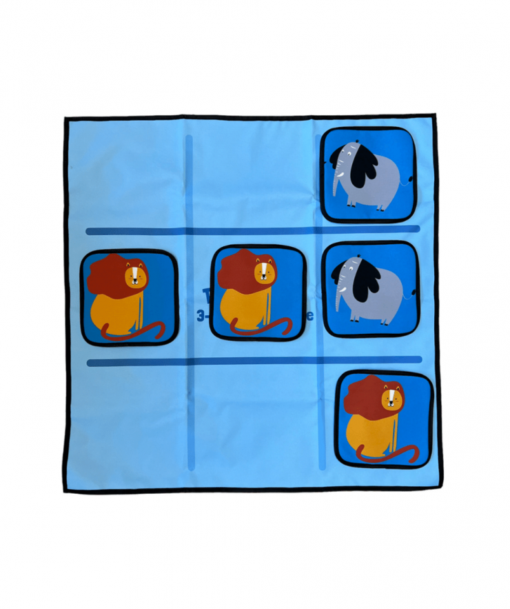 16185 Board Game, 3 In A Row Animals - Image 1