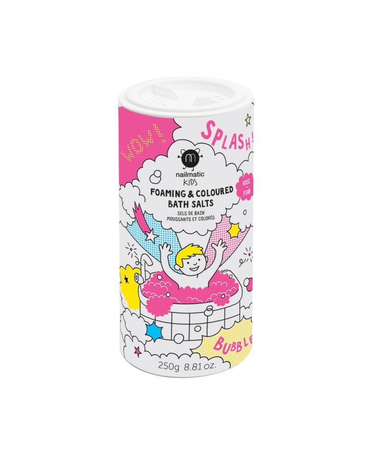 06692 Foaming & Coloured Bath Salts, Pink - Image 1