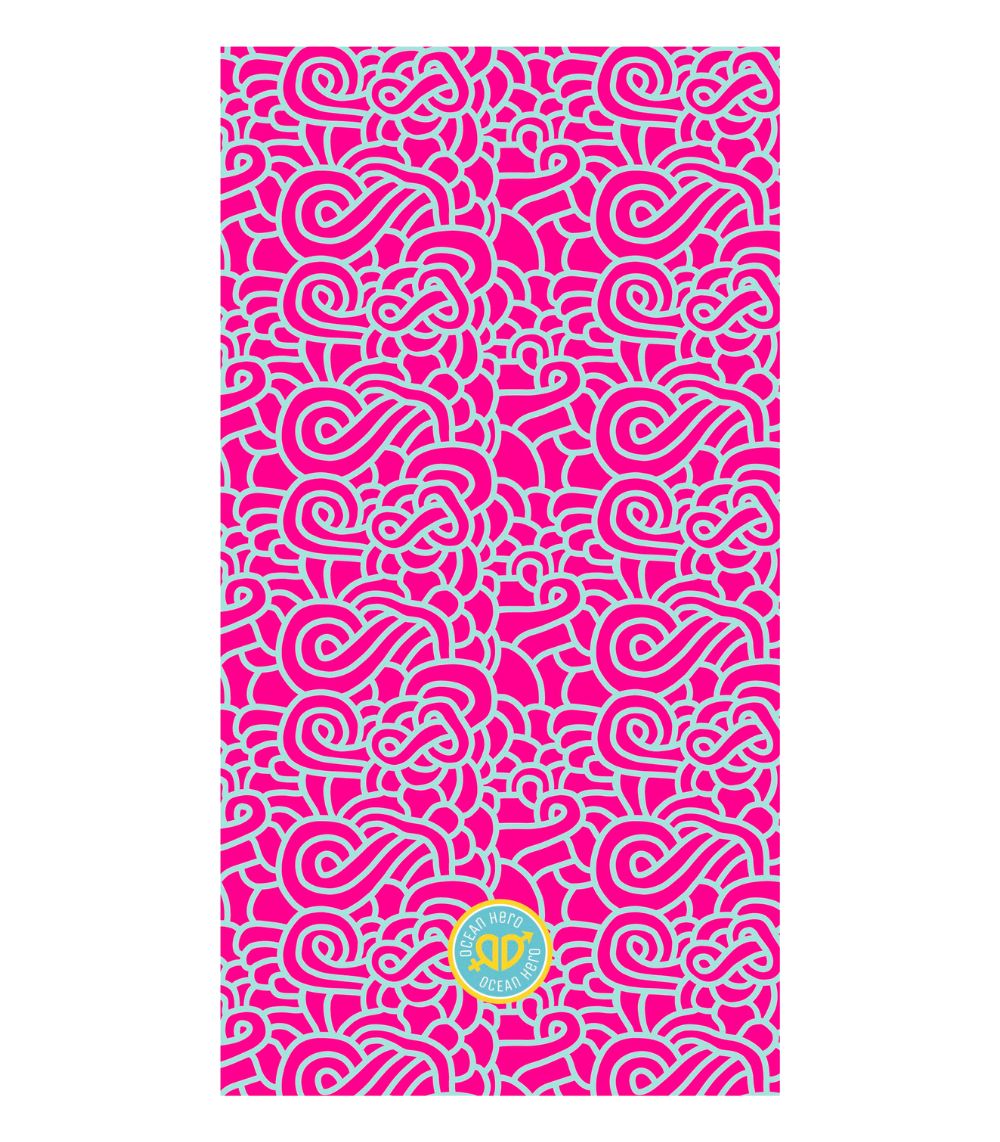 118 Beach Towel - Swirl Splash - Image 1