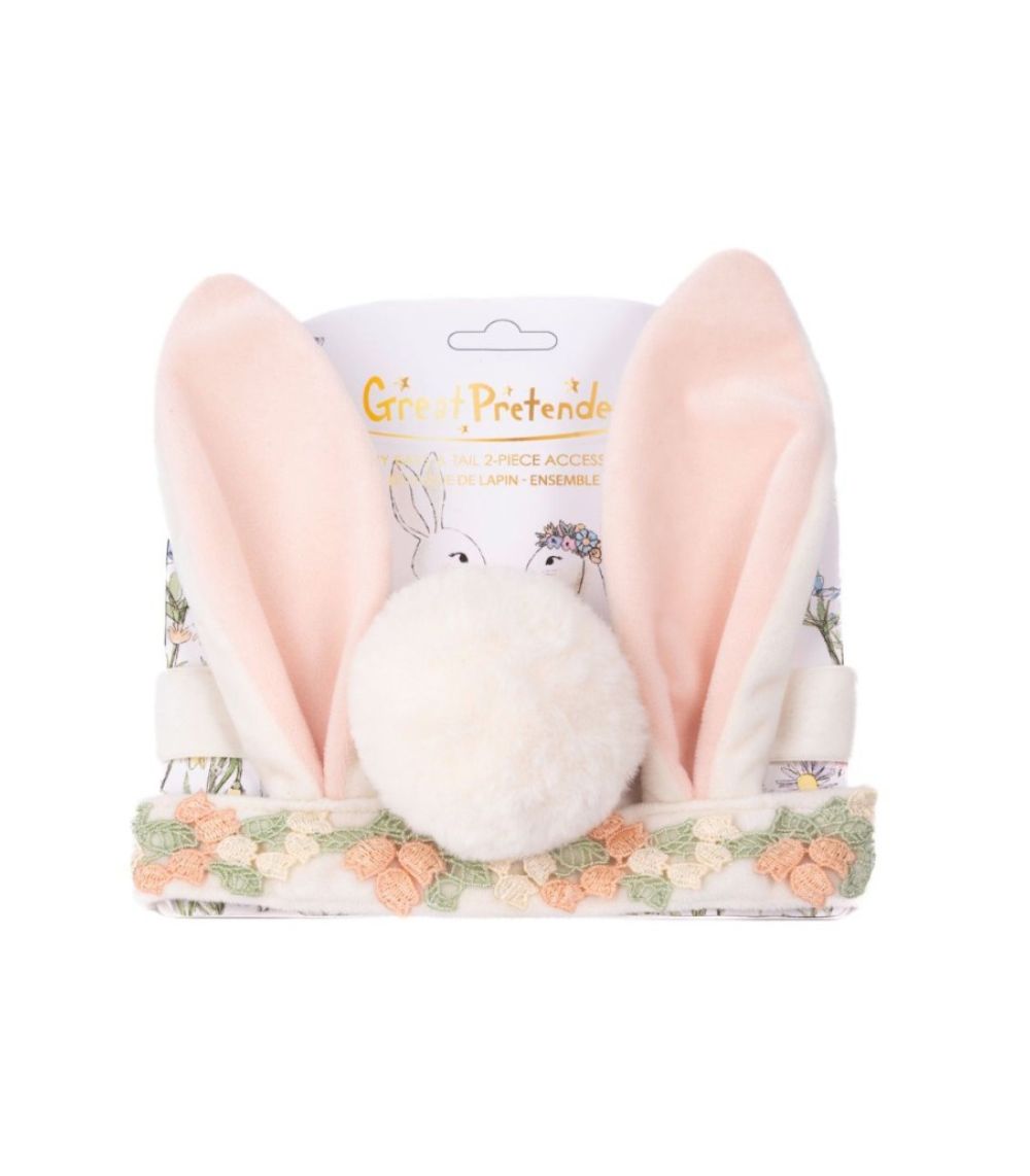 33 Great Pretenders Hippity Hop Bunny Ears and Tail Accessory - Image 1