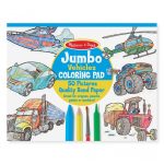 Jumbo Colouring Pad - Vehicles