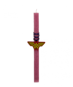 Plexiglass Wonder Woman Easter Candle