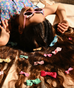 Kiddoz Plaid Little Bow Clips - Image 3