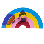 Classic Rainbow Acrylic Mirror, 66cm