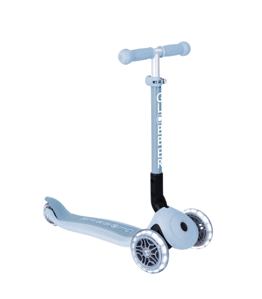 globber (1) Globber Junior Foldable Ecologic Lights, Blueberry - Image 1