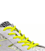 Thin Silicone Shoe Laces - Neon Yellow - Image 2