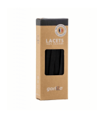 Wide Silicone Shoe Laces - Black