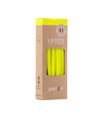Thin Silicone Shoe Laces - Neon Yellow