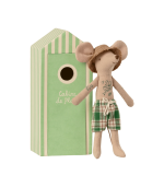 Beach Mice, Dad In Cabin De Plage