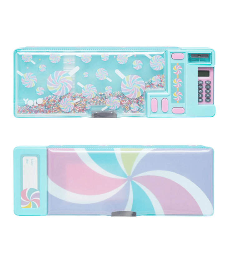 Retro Calculator Pencil Case, Lollipop Retro Calculator Pencil Case, Lollipop - Image 1
