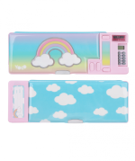 Retro Calculator Pencil Case, Rainbow