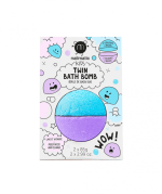 Twin Bath Bomb, Blue + Violet