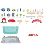 Hape City Train Bucket Set - Image 5