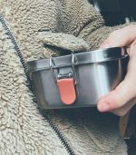 Stainless Steel Lunch Box With Heat Safe Insert, Terracotta - Image 4