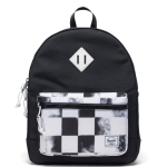 Heritage Youth Backpack Black Distressed Checker