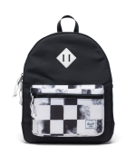 Heritage Youth Backpack Black Distressed Checker