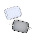 Stainless Steel Lunch Box With Heat Safe Insert, Terracotta - Image 3
