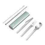 Cutlery Set, Lichen Green