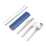 Cutlery Set, Whale Blue