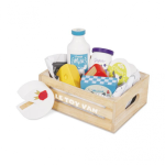 Le Toy Van Cheese & Dairy Wooden Market Crate
