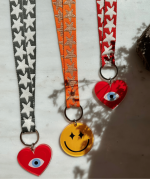Smile Lanyard, Orange - Image 2
