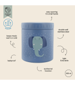 Insulated Lunch Pot 500ml, Mrs. Elephant - Image 3