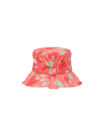 Baby Beach Bucket Hat UV, Shell Pink Sweet Strawberries - Image 2