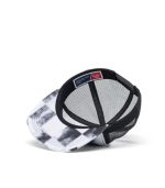 Kids Whaler Cap Mesh Black Distressed Checker - Image 3