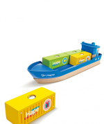 Hape Cargo Ship & Crane - Image 4