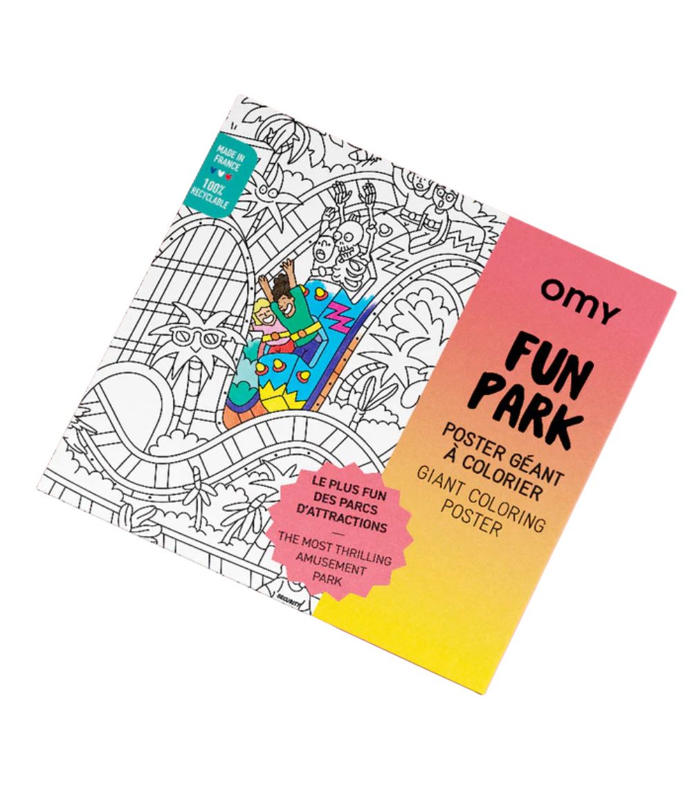 24 Giant Coloring Poster Fun Park - Image 1