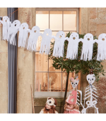 Large Tissue Paper Ghost Garland - Image 2