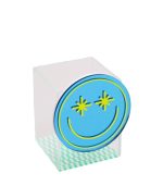 Plexiglass Pencil Cup, Light Blue Smile