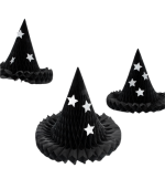 Honeycomb Witch Hat Decorations (x3)