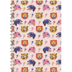 Electric Jungle A4 Spiral Notebook