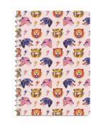 Electric Jungle A4 Spiral Notebook