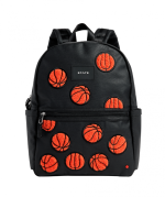 Kane Double Pocket Backpack, Fuzzy Basketballs