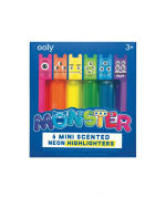 Mini Monster Scented Highlighters - Set of 6