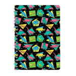 Prehistoric Friends 17x25 Spiral Notebook