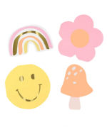 Happy Icons Shaped Napkins (x16)
