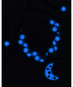 Blue Moon Glow In The Dark Necklace - Image 3