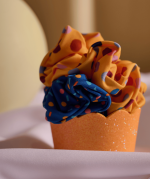 Kiddoz Sunset Polka Dot Scrunchie - Image 2