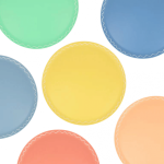 Meri Meri Mixed Set Recycled Plastic Large Plates