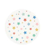 Meri Meri Star Pattern Recycled Plastic Small Plates